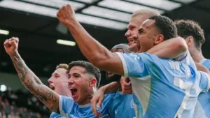 Man City Jadi Tamu Pertama yang Menang 10 Kali di Old Trafford